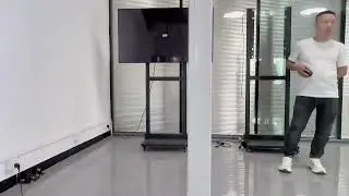 Double sided floor standing window display #www.kosintec.com#digital signage#digitalsignage display