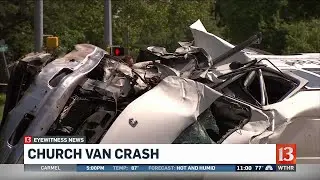 Church bus crash injures 11
