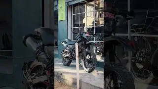 Custom extended seat made for crossfire tracker 250 dirtbike , crossfire dirt bike modified in nepal