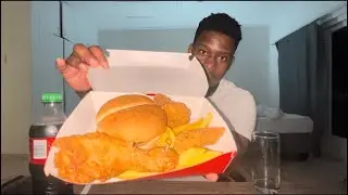 KFC mukbang asmr