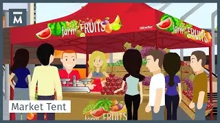 Market tent [animated video] | Mastertent&reg;