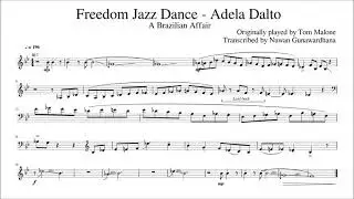 Transcription of Freedom Jazz Dance Trombone solo by Tom Malone