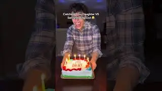 Поймать свою дочь против убегающего сына😂