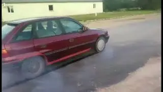 Opel Astra 1.6i burnout + gearbox fail