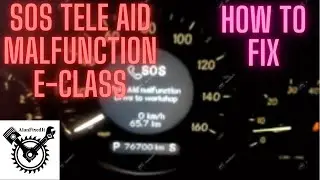 Неисправность SOS Tele Aid — ремонт Mercedes E-Class W211 своими руками — Alanfixedit