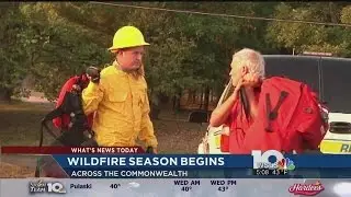 Virginia wildfire season begins