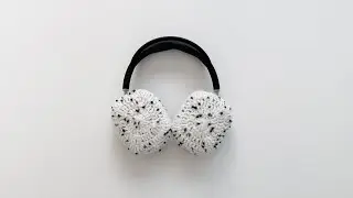 [Crochet with me🤍] 에어팟 맥스 커버🎧 Crochet AirPods Max Cover Tutorial