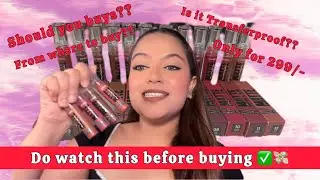 *HYPED PRODUCT* MARS MATTE MOUSSE LIPSTICK 💄 IS IT WORTH THE HYPE? ONLY Rs299/-