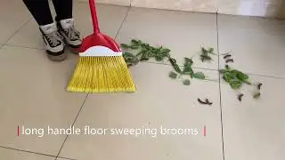 long fiber long handle floor sweep brooms
