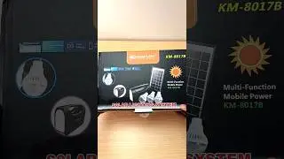 Kamisafe Solar Kit with 3 lights & phone charging Quick unboxing