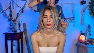 ASMR Persona Reale PULIZIA ENERGETICA | MASSAGGIO COLLO e SPALLE | SCALP TRIGGER MASSAGE