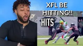 XFL Biggest Hits of Week 1 | Reaction