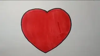 Heart Drawing ♥️||How to Draw Heart Step by Step ❣️||Easy Heart Drawing||Simple Heart Drawing ❤️❤️||