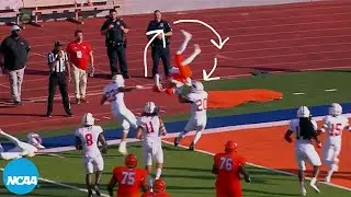 Watch Sam Houston QB go 360&deg; into end zone in FCS playoffs