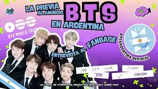 ENTREVISTA AL FANBASE BTS ARGENTINA -#KMATE LA PREVIA AL ANUNCIO DE LA GIRA MUNDIAL DE BTS 