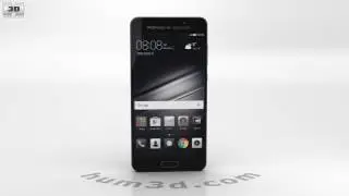 Huawei Mate 9 Porsche Design Graphite Black 3D model by 3DModels.org