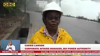 Bui Power Authority Spills Excess Water from Bui Dam