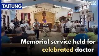 A public memorial service is held for celebrated doctor Hsu Chao-pin｜Taiwan News