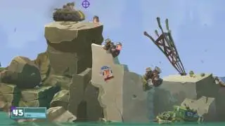 Worms W.M.D Gameplay part 1 (PS4)