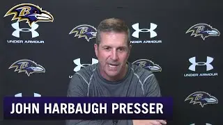 John Harbaugh Discusses Ravens' OTA Attendance | Baltimore Ravens