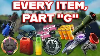 Ranking EVERY ITEM In FORTNITE ALPHABETICALLY (Part 