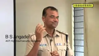 On Community Policing by B S.Angade, ACP, High Court Security, Bangalore