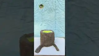 shorts ❤️ How to make beautiful miniature clay  house #viral #art #youtubeshorts
