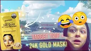 Target Trip + 24K Gold Peel Off Mask! | VLOG