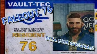 fallout 76 BETA CODE GIVEAWAY!