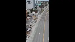 City Deserted As Families Evacuate From Milton