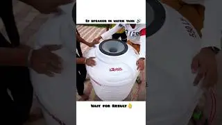 Water Tank Set in DJ Speaker 🔊 | Wait for Result | Mr Indian Hacker