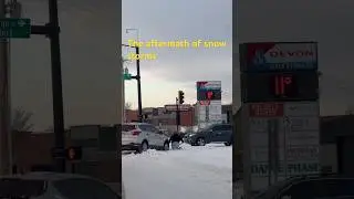 Snow storm aftermath #travel #roadtrip #update #okc