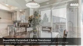 Beautifully Furnished 2 bed townhome - Corporate Housing Rental Colorado Springs, CO