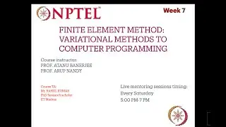Two Dimensional Heat Conduction problems with MATLAB | NPTEL | FINITE ELEMENT METHOD | week07