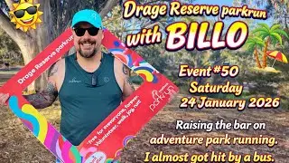 🚗 Road to Drage Reserve parkrun with BILLO | Event 50 | Saturday 24 January 2026.