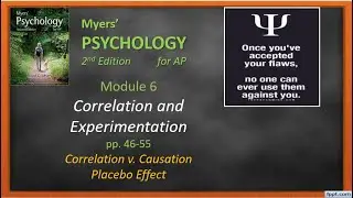 AP/DC Psychology Unit 1 Lecture 2 - Correlation and Experiments (J. Porter - Cypress Woods HS)
