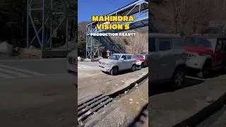 Mahindra Vision S SUV Spied!