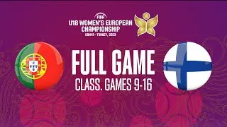 Portugal v Finland | Full Basketball Game | FIBA U18 Women's European Championship 2023