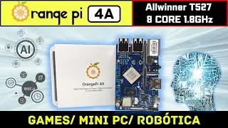 Полный обзор Orange Pi 4A! Проц. Allwinner T527 8 ядер + графический процессор Mali G57 — обзор!