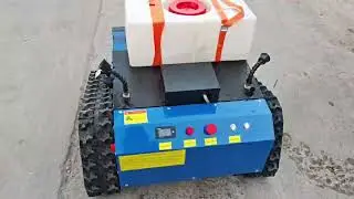 AAO SH-550B Hybrid Remote Control Lawn Mower with Pesticide Sprayer #lawnmower #lawncare #saao