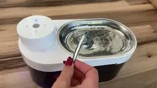 Honest review of Gimars 135oz 4L Wireless Cat Water Fountain Battery Operated 5000mAh, Cordless Pet