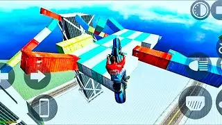 Driving Drone bike jumping 😲 Indian Bike driving 3D gameplay 😲