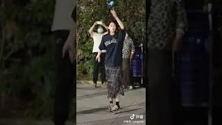 #himalayan #tibet #beautiful #tibetan #women #dancing in #morden #dress || #asian #short #tiktok