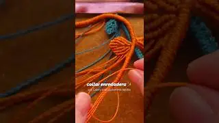 Tutorial Collar Enredadera | Tejido con nudos e hilo