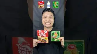 ASMR EATING TAMARIND CHUTNEY, LACHHI, DONG DONG CHIPS #eating #shorts ASMR EATING MINI VLOGS 171