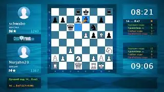 Chess Game Analysis: Nurjahn23 - schwabo : 1-0 (By ChessFriends.com)