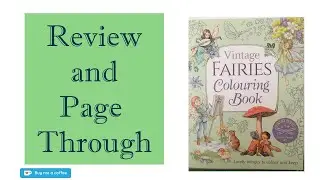 Review Vintage Fairies Coloring Book.
