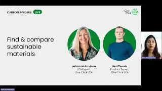 One Click LCA tutorial: Materials Compass — find & compare low-carbon materials worldwide