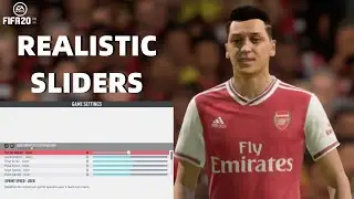 FIFA 20 Realistic Sliders Harder Full Manual Sliders For Short Games