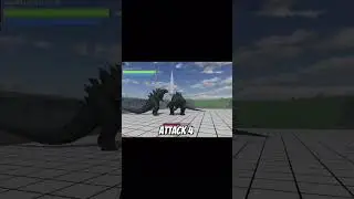 GODZILLA 2014 SHOWCASE - Age of Titan #ageoftitans #godzilla #roblox #kaiju  #shorts
